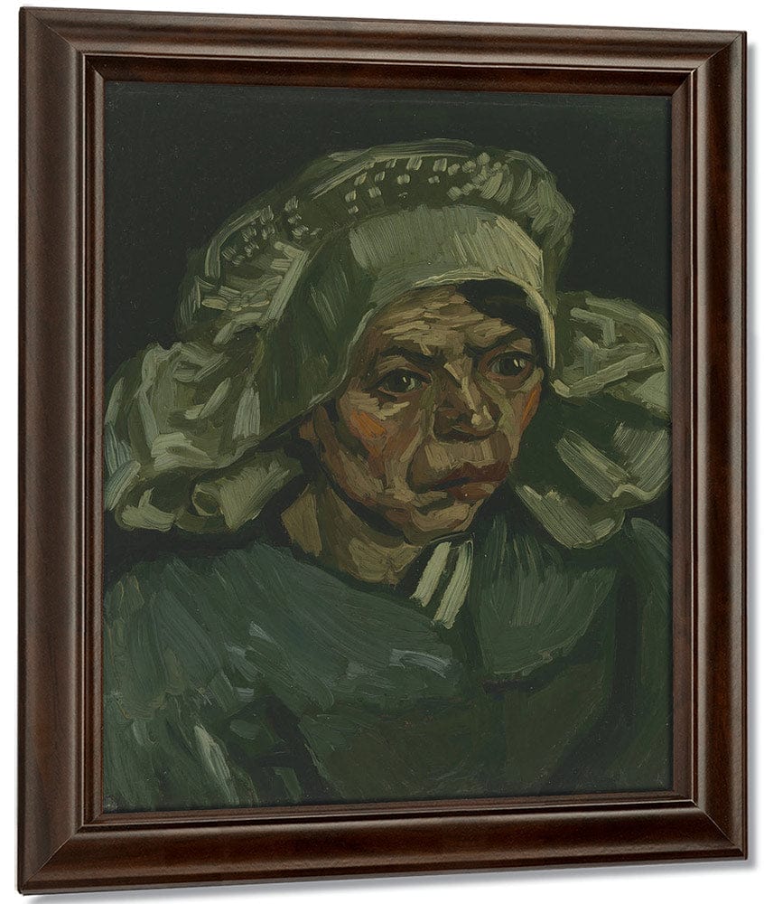 Head Of A Woman 3 By Vincent Van Gogh Fine Art Print