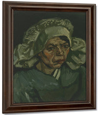 Head Of A Woman 3 By Vincent Van Gogh Fine Art Print