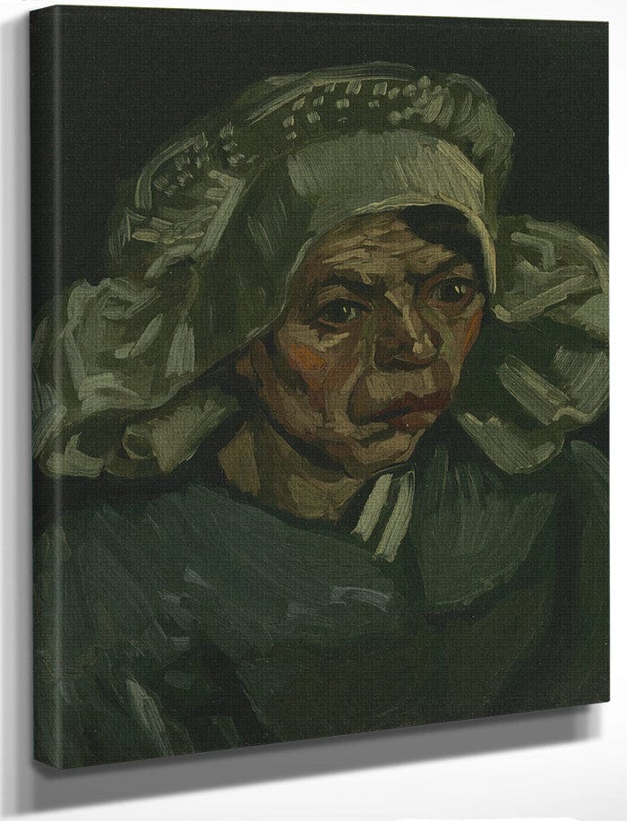 Head Of A Woman 3 By Vincent Van Gogh Fine Art Print