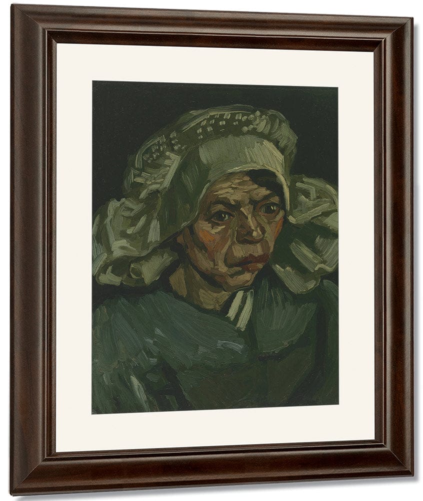 Head Of A Woman 3 By Vincent Van Gogh Fine Art Print