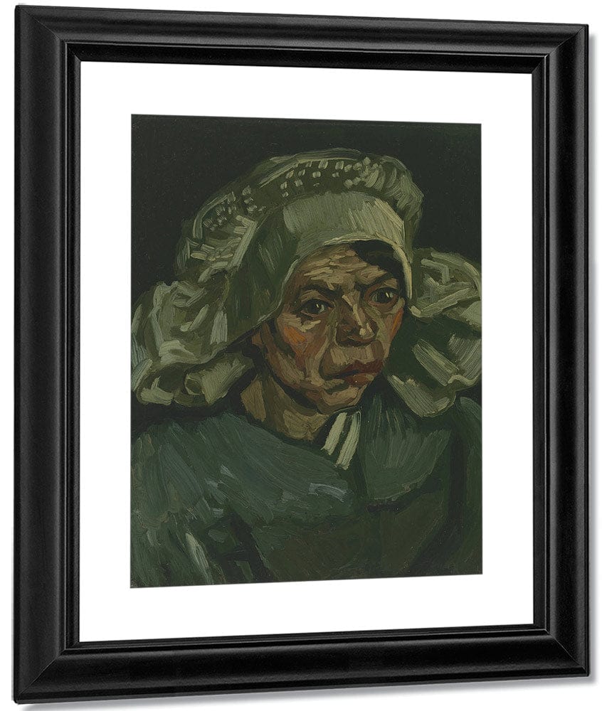 Head Of A Woman 3 By Vincent Van Gogh Fine Art Print