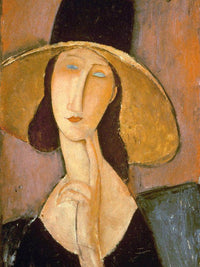 Head Of A Woman By Amedeo Modigliani Fine Art Print