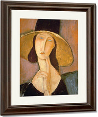 Head Of A Woman By Amedeo Modigliani Fine Art Print
