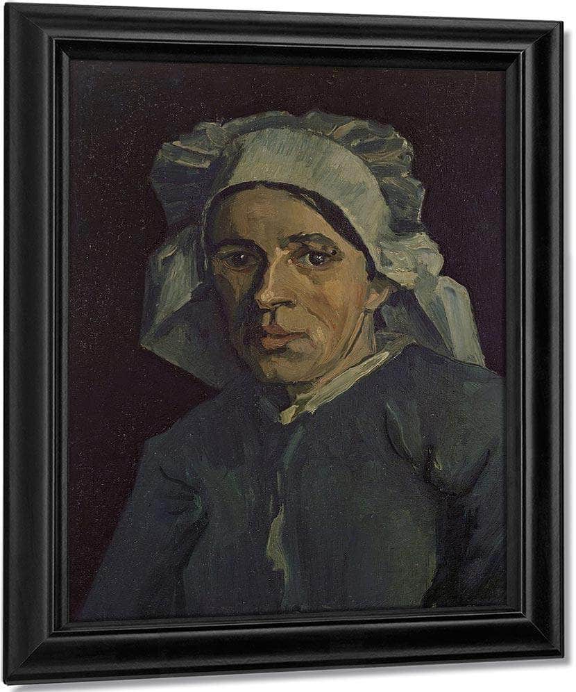 Head Of A Woman By Vincent Van Gogh Fine Art Print