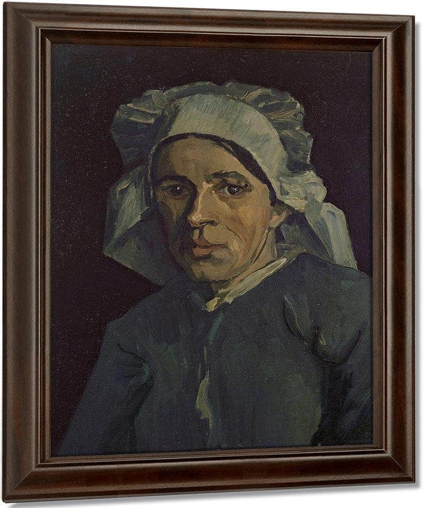 Head Of A Woman By Vincent Van Gogh Fine Art Print