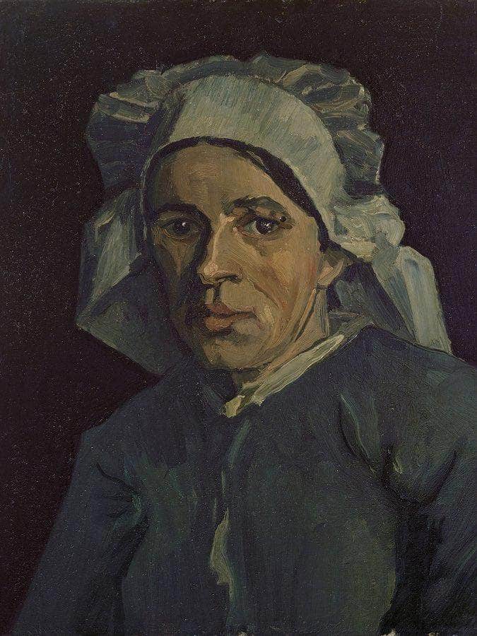 Head Of A Woman By Vincent Van Gogh Fine Art Print