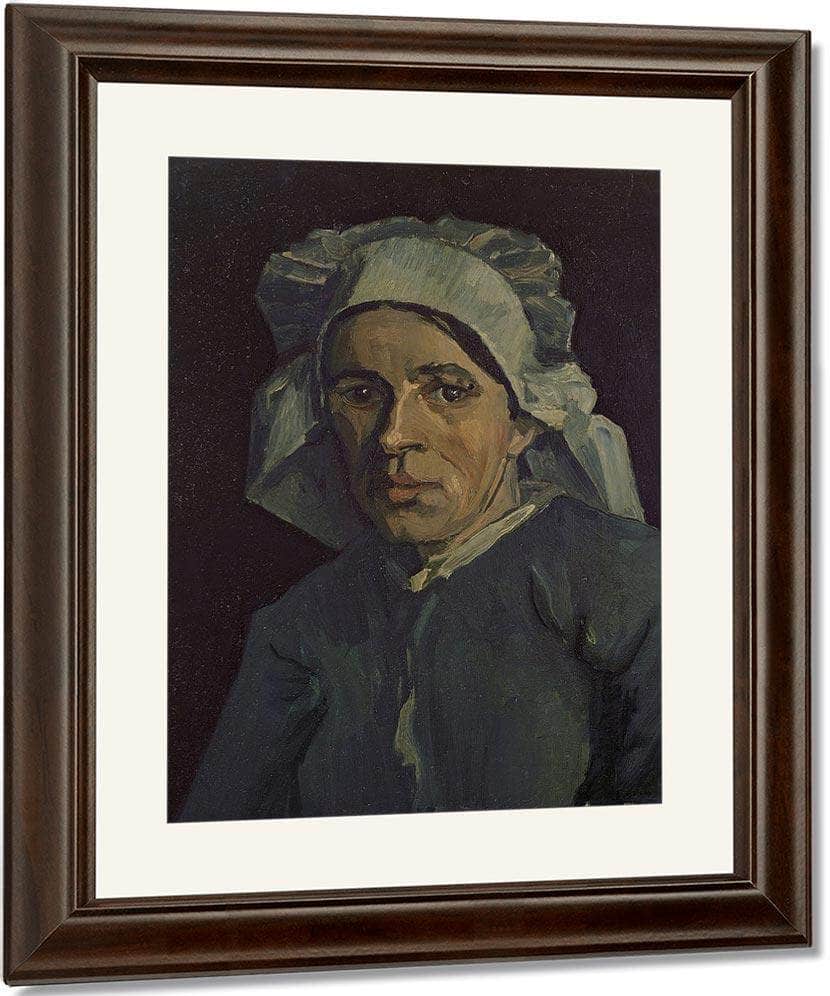 Head Of A Woman By Vincent Van Gogh Fine Art Print