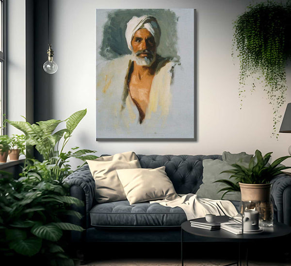 Head Of An Arab By John Singer Sargent Fine Art Print