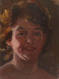 Head Of The Artist By Alice Pike Barney Fine Art Print