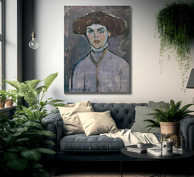 Head Of Young Women 1908 By Amedeo Modigliani Fine Art Print