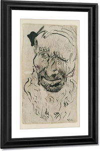 Head, Old Man With Beard By Nicolai Astrup Fine Art Print