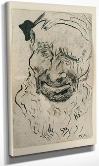 Head, Old Man With Beard By Nicolai Astrup Fine Art Print