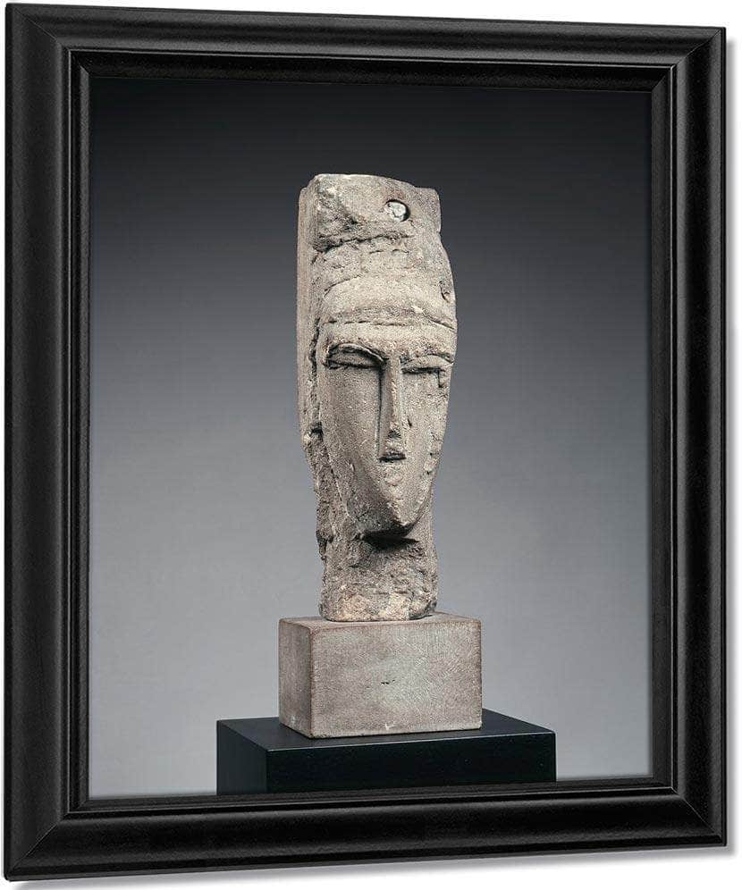 Head (Tête) By Amedeo Modigliani Fine Art Print