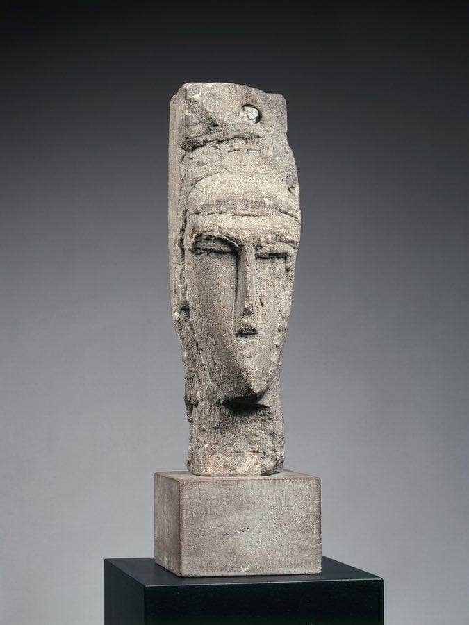 Head (Tête) By Amedeo Modigliani Fine Art Print