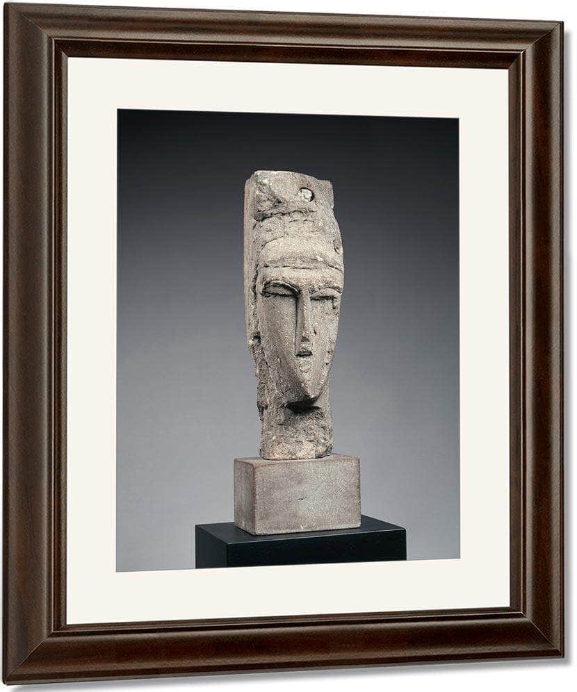 Head (Tête) By Amedeo Modigliani Fine Art Print