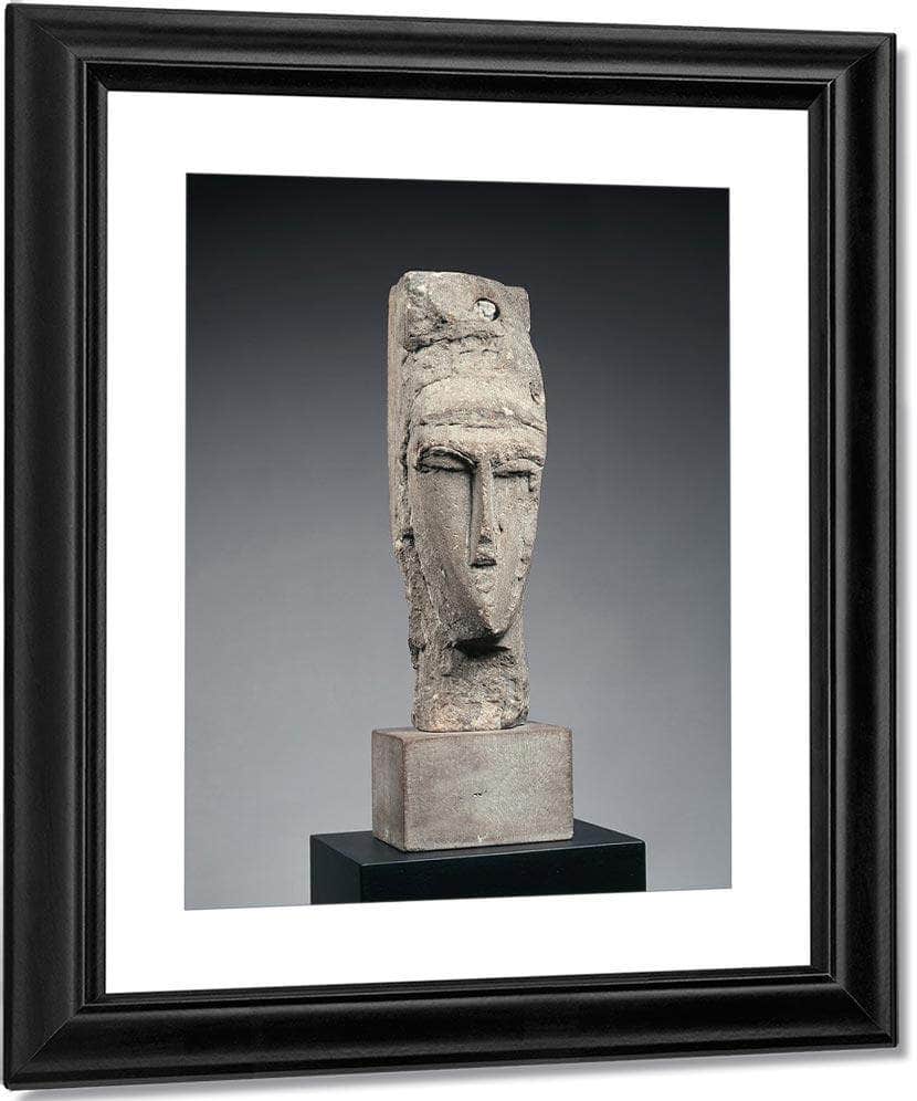 Head (Tête) By Amedeo Modigliani Fine Art Print