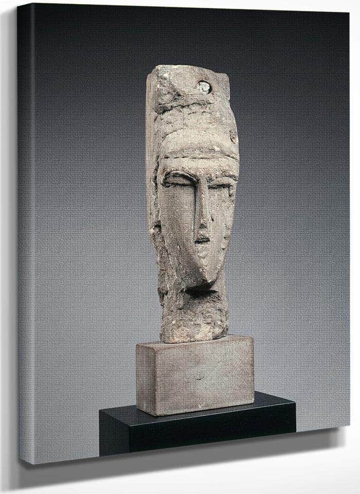 Head (Tête) By Amedeo Modigliani Fine Art Print