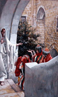 Healing The Canaanite's Daughter By James Tissot Fine Art Print