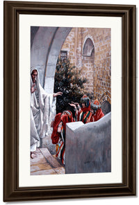 Healing The Canaanite's Daughter By James Tissot Fine Art Print