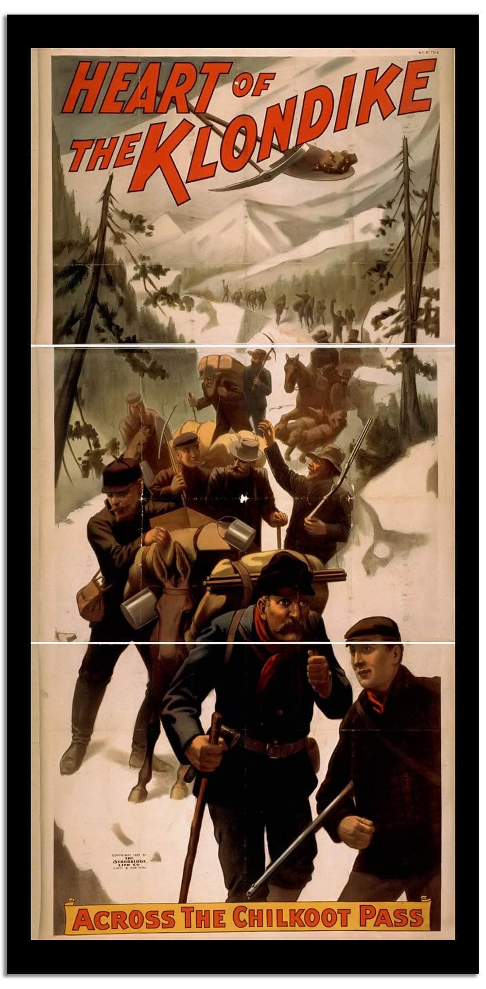 Heart Of The Klondike  Vintage Movie Poster Fine Art Print