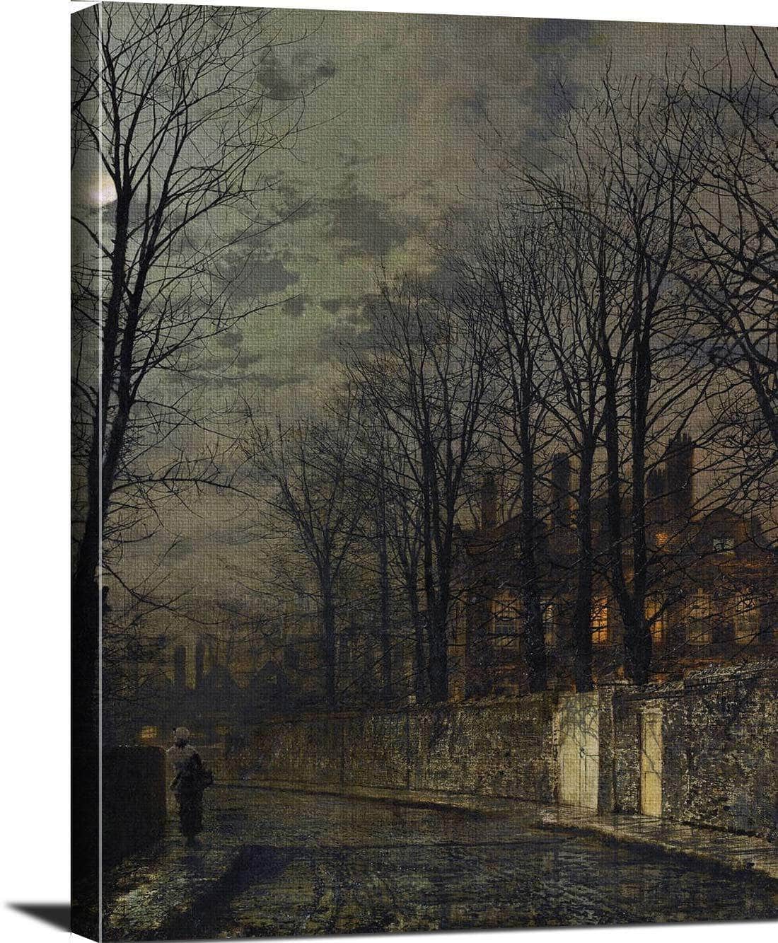 Heavens Lamp Painting John Atkinson Grimshaw Canvas Art Fine Art Print