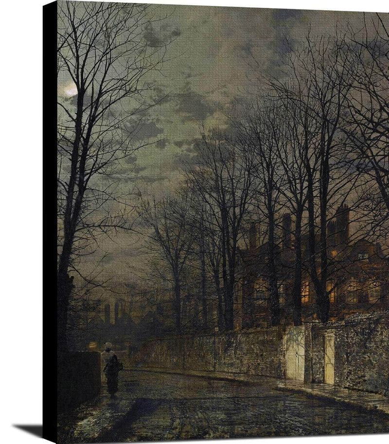 Heavens Lamp Painting John Atkinson Grimshaw Canvas Art Fine Art Print