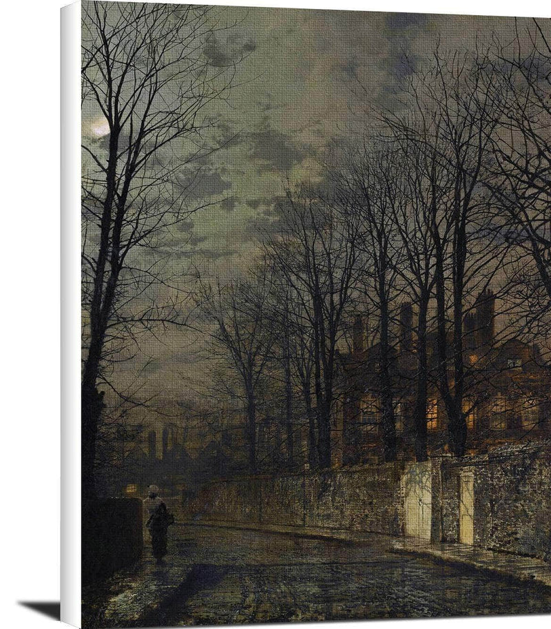 Heavens Lamp Painting John Atkinson Grimshaw Canvas Art Fine Art Print