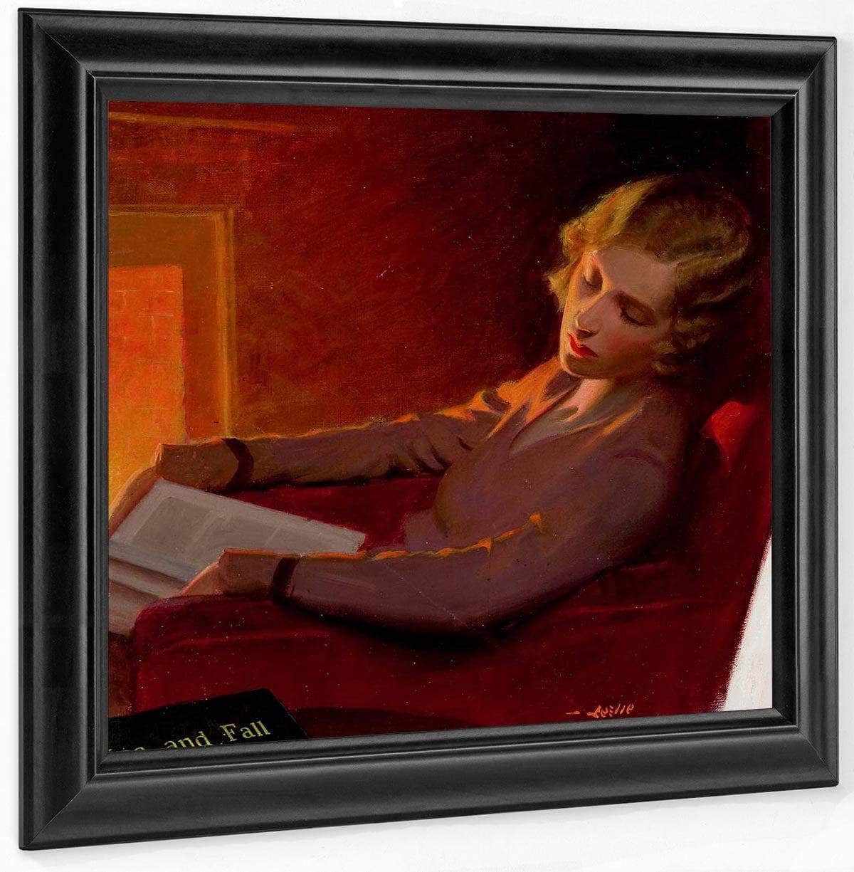 Heavy Going Liberty Magazine Cover January 19 1930 By Leslie Thrasher Fine Art Print