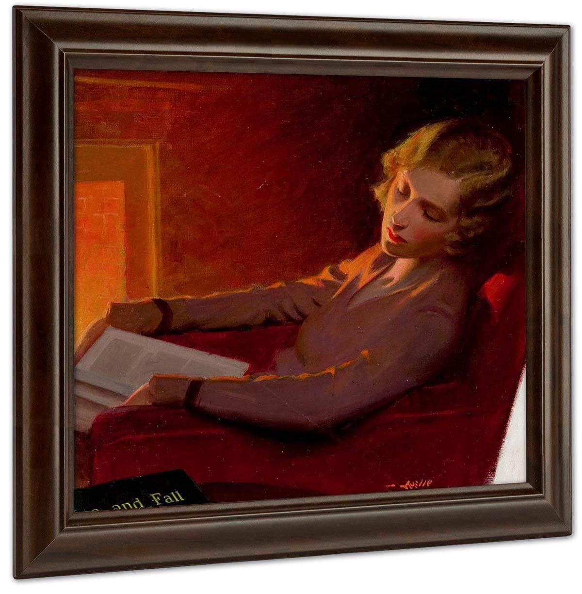 Heavy Going Liberty Magazine Cover January 19 1930 By Leslie Thrasher Fine Art Print