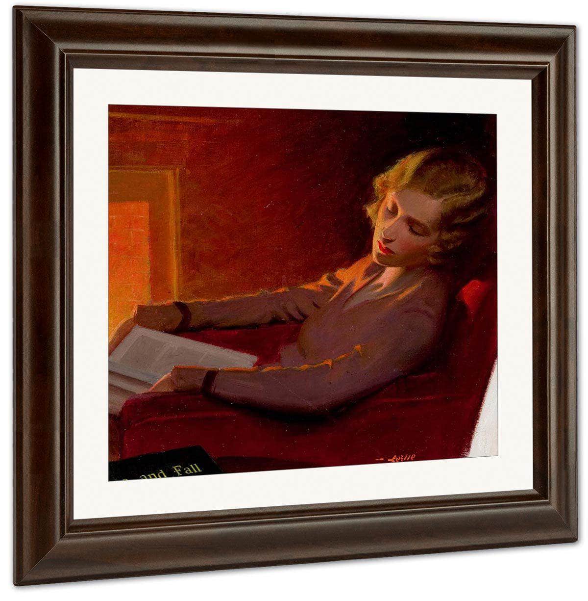 Heavy Going Liberty Magazine Cover January 19 1930 By Leslie Thrasher Fine Art Print