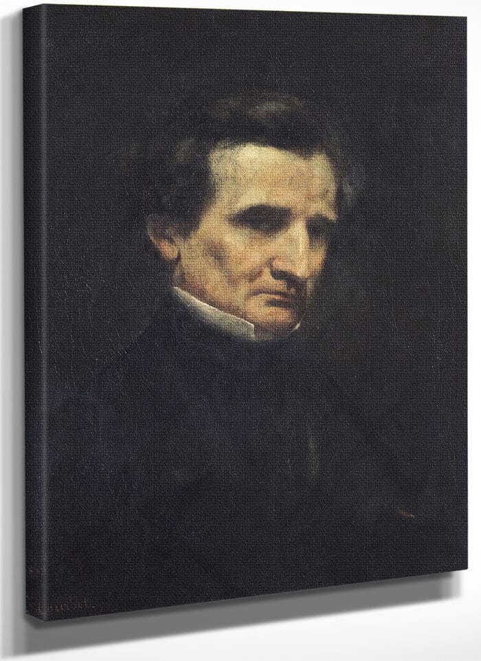 Hector Berlioz (1803 69) By Jean Desire Gustave Courbet Fine Art Print
