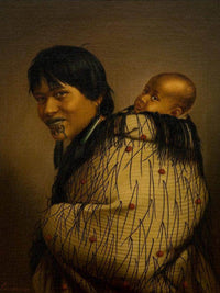 Heeni Hirini And Child 1878 By Gottfried Lindauer Fine Art Print