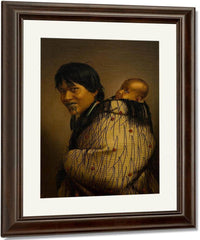 Heeni Hirini And Child 1878 By Gottfried Lindauer Fine Art Print