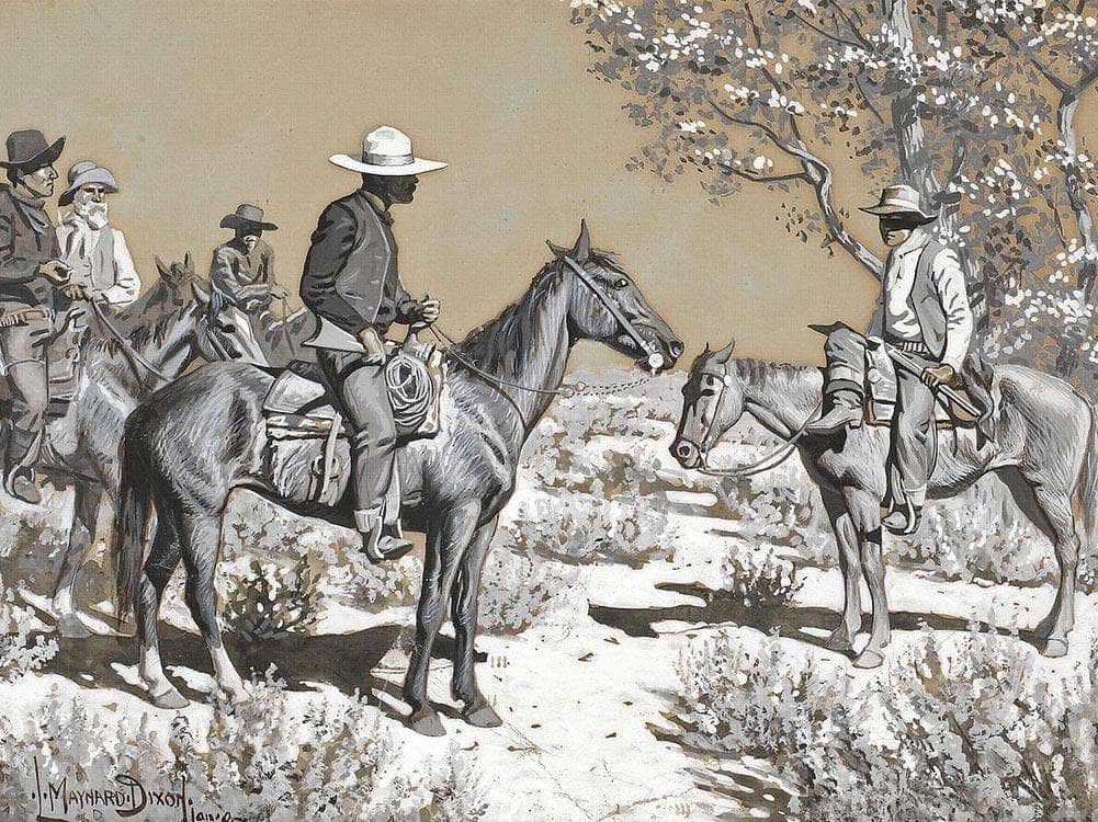 Hello Stranger 1895 By Maynard Dixon Fine Art Print