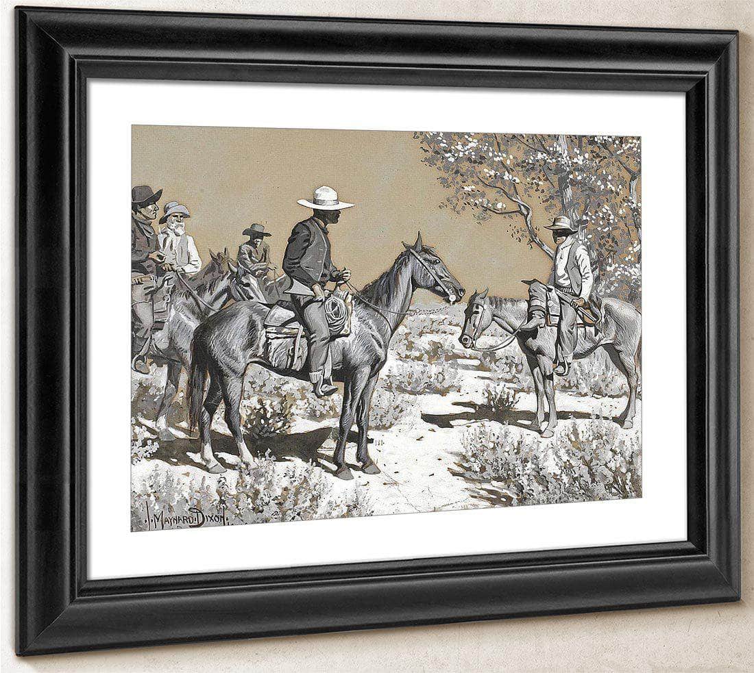 Hello Stranger 1895 By Maynard Dixon Fine Art Print