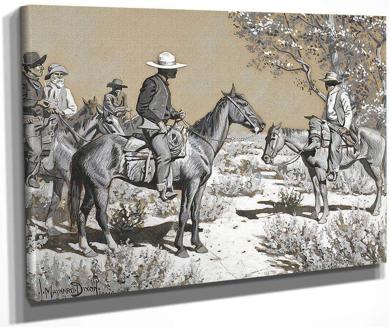 Hello Stranger 1895 By Maynard Dixon Fine Art Print