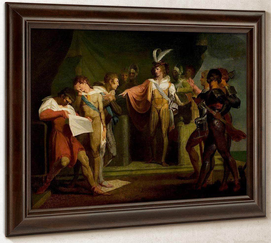 Henry V Discovering The Conspirators By Henry Fuseli Fine Art Print