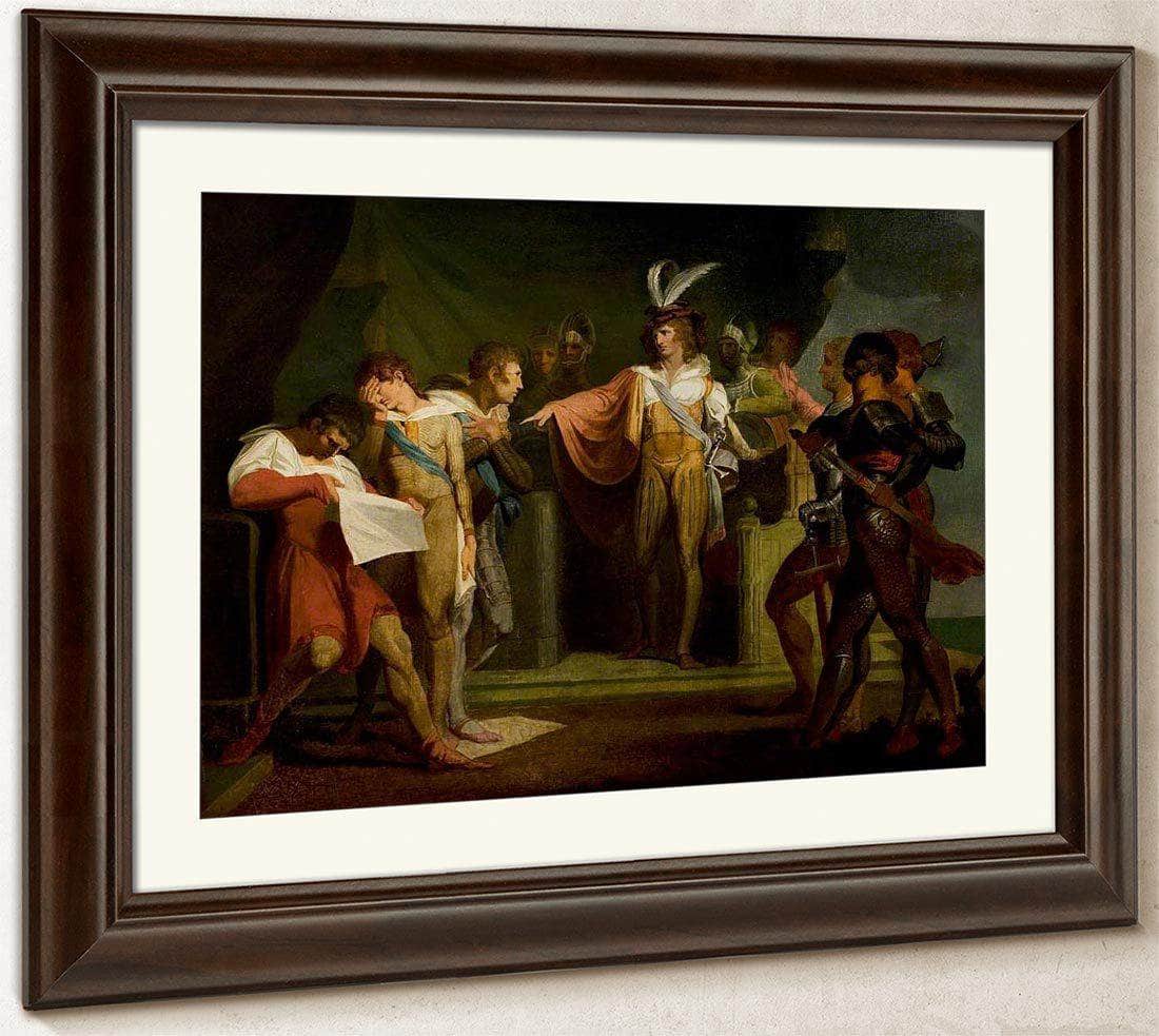 Henry V Discovering The Conspirators By Henry Fuseli Fine Art Print
