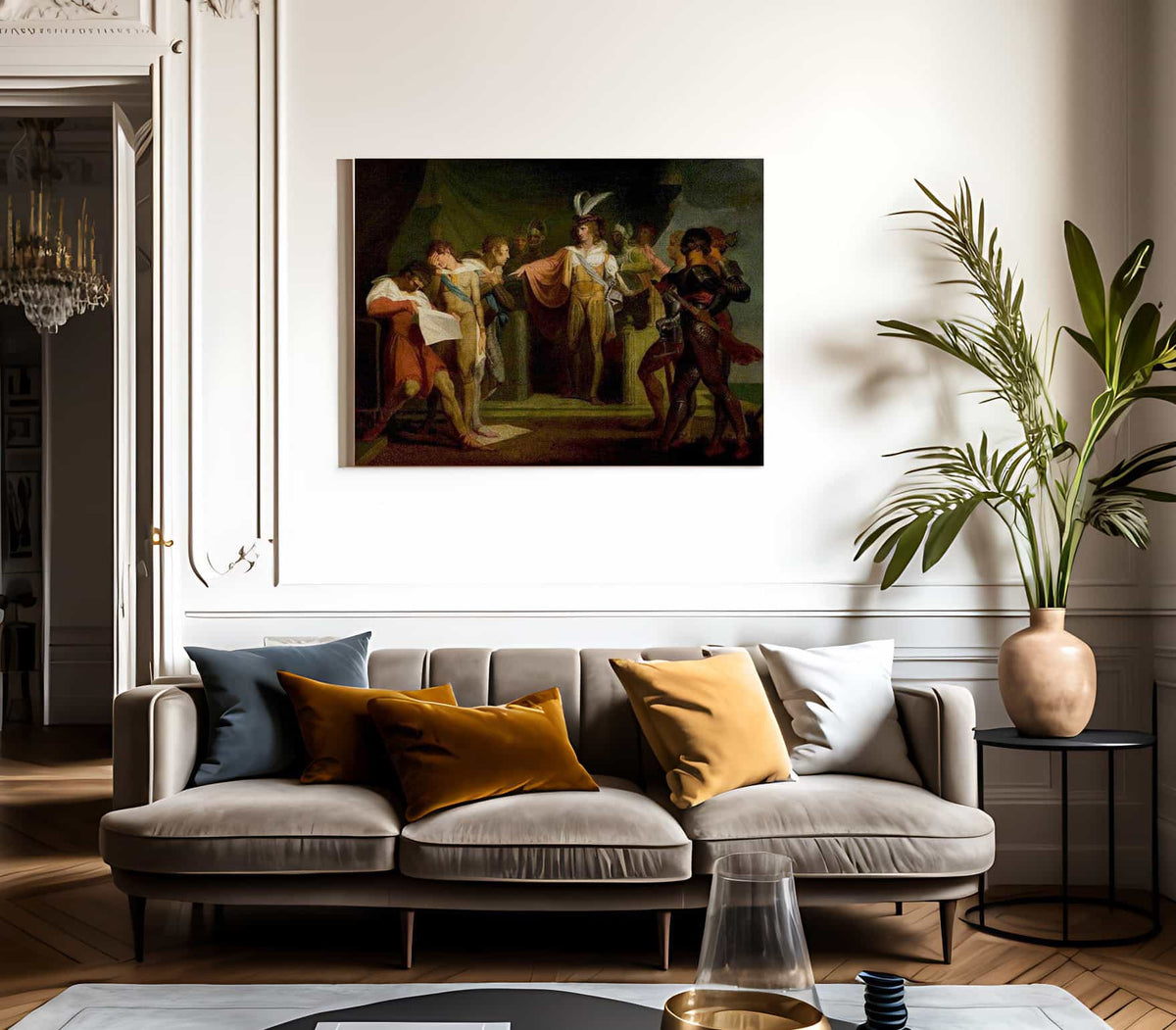 Henry V Discovering The Conspirators By Henry Fuseli Fine Art Print