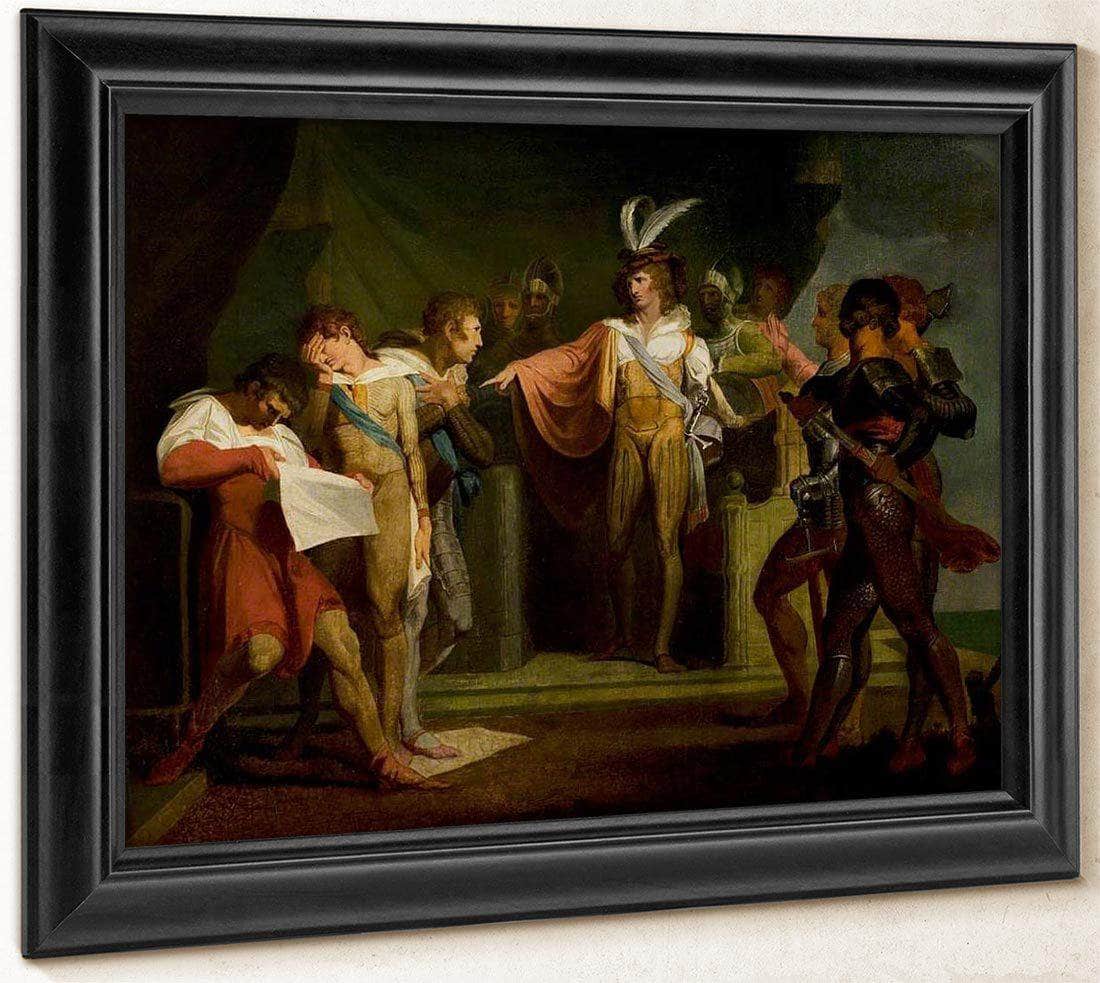 Henry V Discovering The Conspirators By Henry Fuseli Fine Art Print