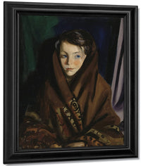Her Sunday Shawl By Robert Henri Fine Art Print