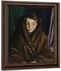 Her Sunday Shawl By Robert Henri Fine Art Print