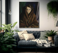 Her Sunday Shawl By Robert Henri Fine Art Print