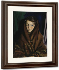 Her Sunday Shawl By Robert Henri Fine Art Print