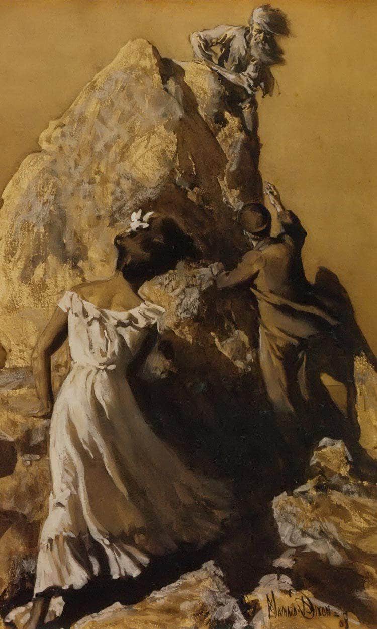 Here Give In By Maynard Dixon Fine Art Print