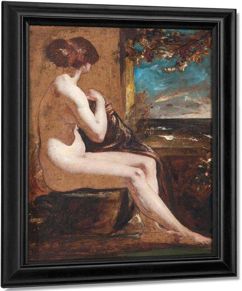Hero Waiting For Leander By William Etty Fine Art Print