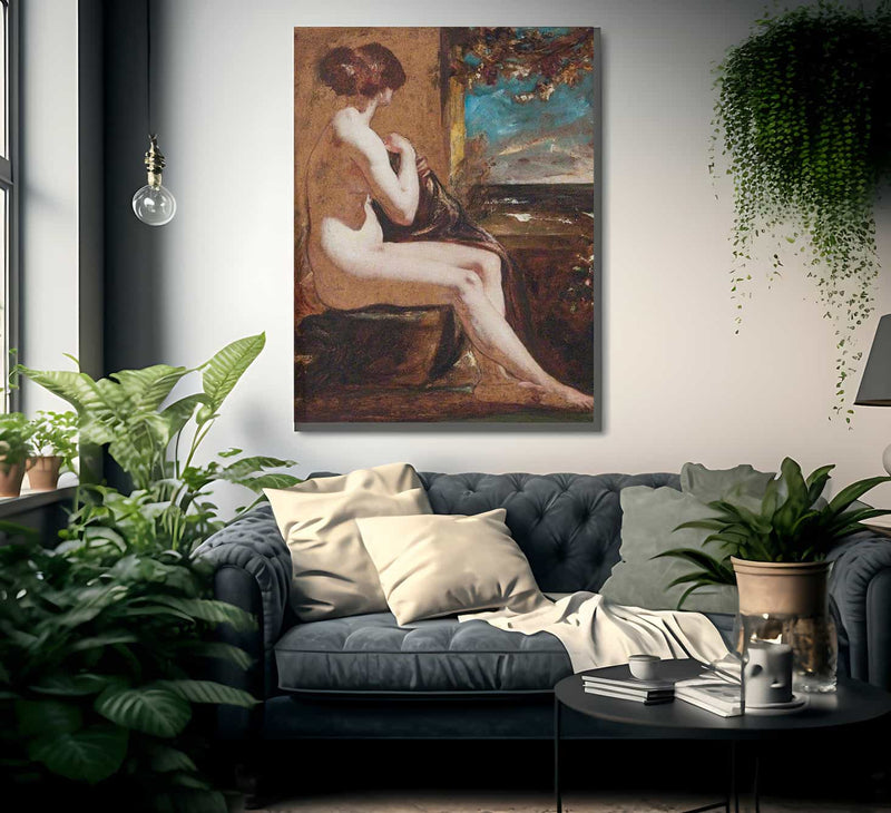 Hero Waiting For Leander By William Etty Fine Art Print