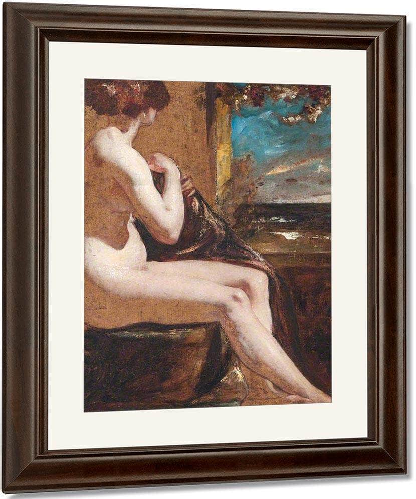 Hero Waiting For Leander By William Etty Fine Art Print