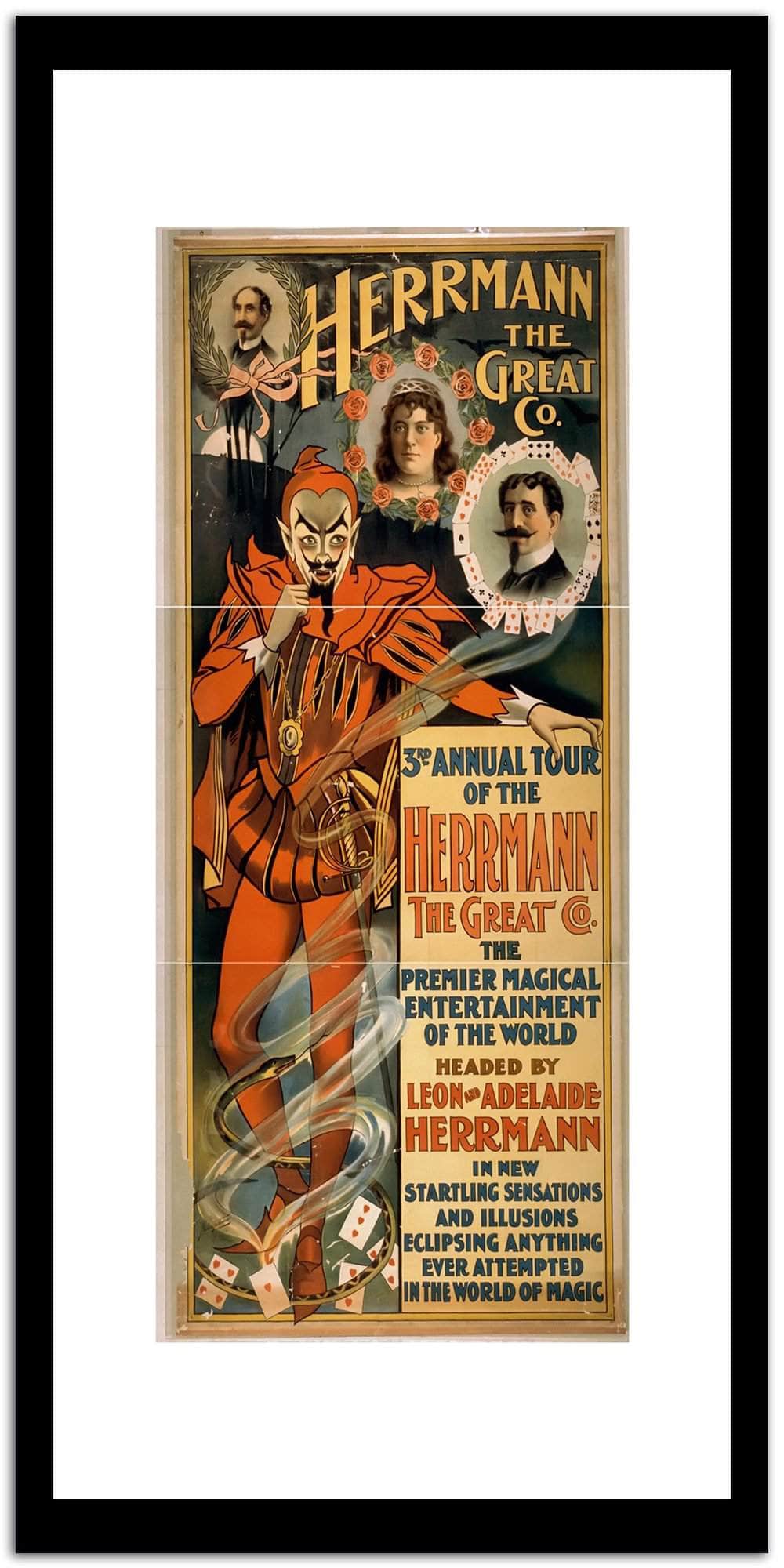 Herrmann The Great  Vintage Movie Poster Fine Art Print