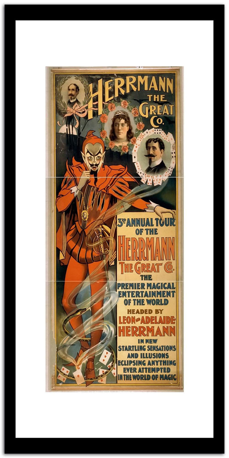 Herrmann The Great  Vintage Movie Poster Fine Art Print